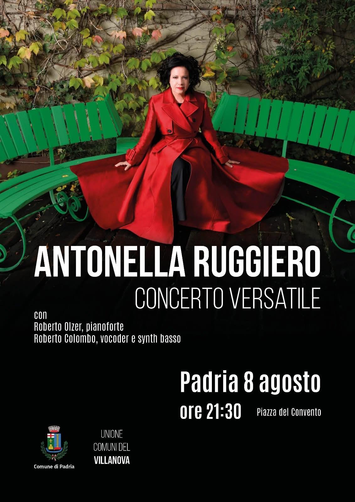 Antonella Ruggiero concerto versatile